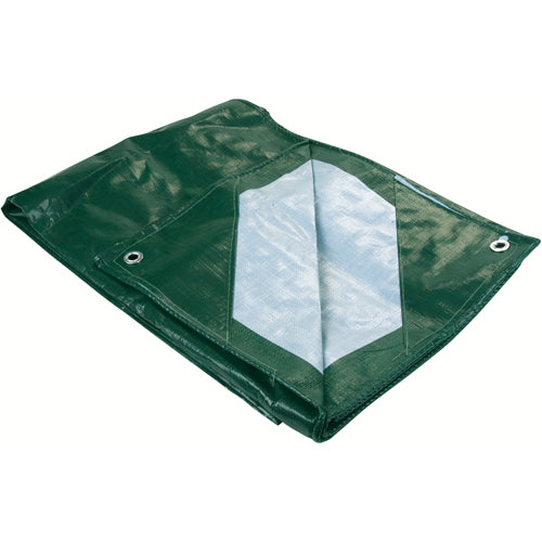 Bâche, Robuste, Vert, 50' x 30' x 9 mils - NN404