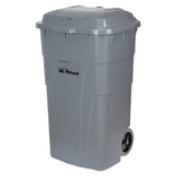 Bac d'ordures roulant, Polyéthylène, 65 gal. US - JH479