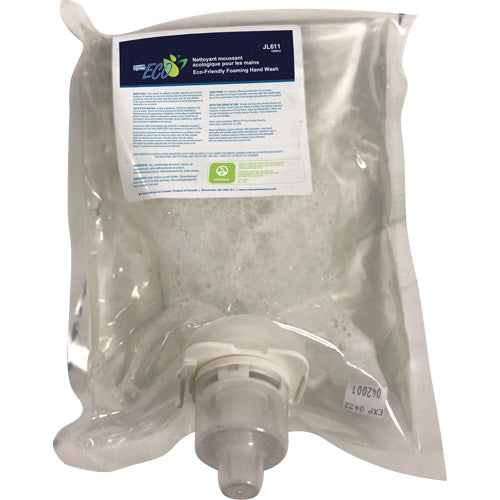 Eco-friendly hand soap, Foam, 1 L, Fragrance-free - JL611
