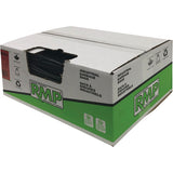 T-Strong Industrial Grade Garbage Bags, 1.2-1.5 mil, Black, Open Top