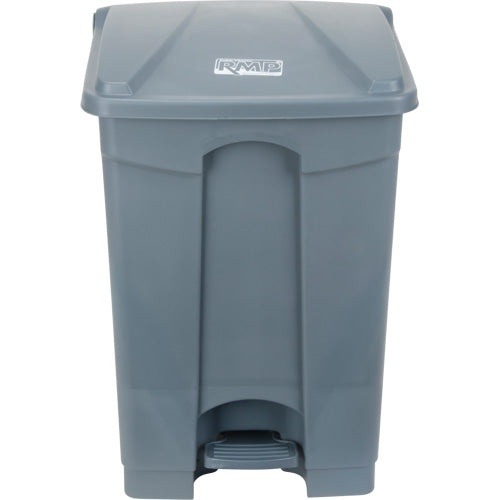 Step-on Trash Can, Plastic, 12 US gal. Capacity - JN512
