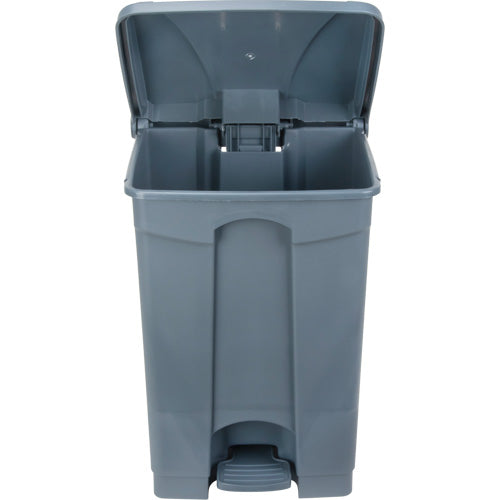 Step-on Trash Can, Plastic, 12 US gal. Capacity - JN512