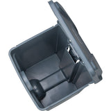 Step-on Trash Can, Plastic, 12 US gal. Capacity - JN512