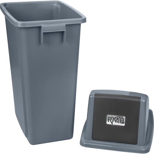 Trash Can, Plastic, 15 US gal. - JN514