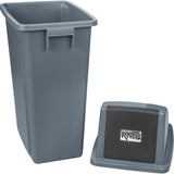 Trash Can, Plastic, 15 US gal. - JN514