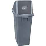 Trash Can, Plastic, 15 US gal. - JN514