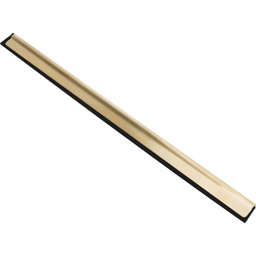 Window Squeegee Blade, 14", Rubber, Brass Frame - JN521