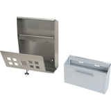 Ashtray, Wall Mounted, Stainless Steel, Capacity 1.6 Liters, Height 13-4/5" - JN619