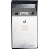 Ashtray, Wall Mounted, Stainless Steel, 1 Liter Capacity, 11-4/5" Height - JN620