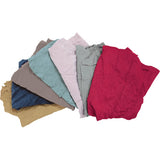 Chiffons fabriqués à partir de matériaux recyclés, Molleton, Mélange de couleurs, 10 lb - JQ108