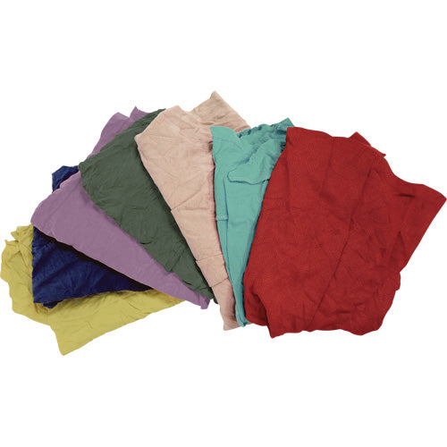 Chiffons fabriqués à partir de matériaux recyclés, Molleton, Mélange de couleurs, 25 lb - JQ109