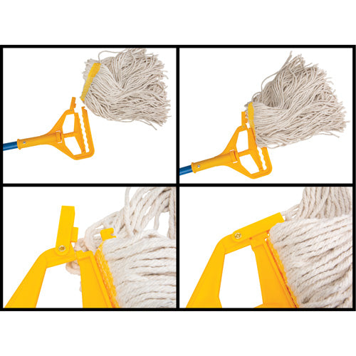 Handle with Clip, Fiberglass/Plastic, Open Barrier Tip, 60" L - JQ146