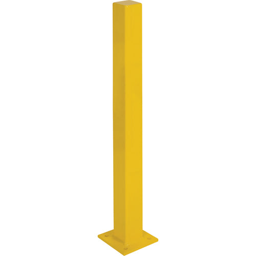 Butoirs robustes, Acier, 48" h x 4" la, Jaune - KD126