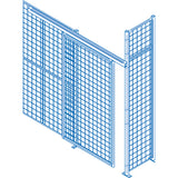 Composantes pour partitions & cloisons grillagées - Portes coulissantes, 8' la x 10' h - KD107