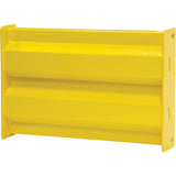 Barrière de sécurité de qualité industrielle, Acier, 55" lo x 12" h, Jaune sécurité - KI240