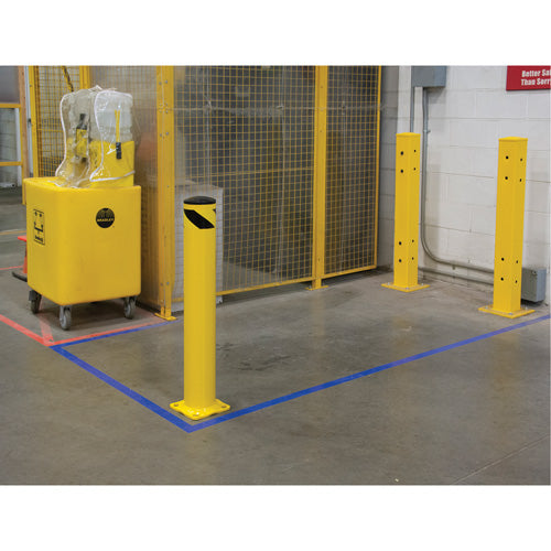 Butoir de sécurité, Acier, 36" h x 5-1/2" la, Jaune - KI316