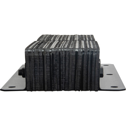 Butoirs de quai lamellés, Vertical, Caoutchouc, 11" la x 4" p x 24" h - KI321