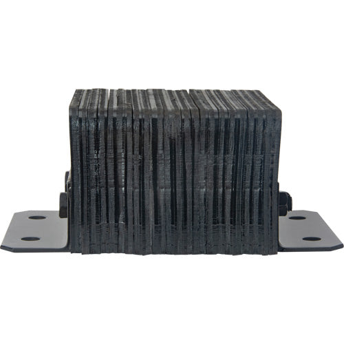 Butoirs de quai lamellés, Horizontal, Caoutchouc, 12" la x 6" p x 10" h - KI323