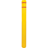 Capuchon en polyéthylène pour borne de protection, 4-1/2" dia. x 52" l, Rouge/Jaune - KI327