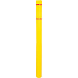 Capuchon en polyéthylène pour borne de protection, 4-1/2" dia. x 64" l, Rouge/Jaune - KI328