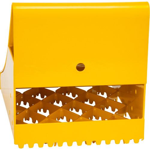 Cales-roue pour la glace, Acier, Jaune, 8-1/16" la x 10-5/8" p x 8-13/16" h - KI331