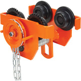 Chariot réglable avec plaques de sécurité, 1000 lb (0,5 tonne) Capacité, 2-5/16" - 4-14/16" - LW557