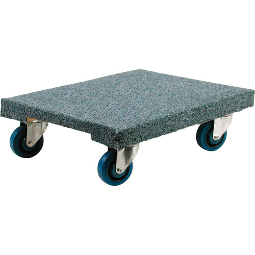 Chariots en bois franc - usage intensif, Roues en Caoutchouc, Capacité de 1400 lb, 18" la x 30" p x 7" h - MD518