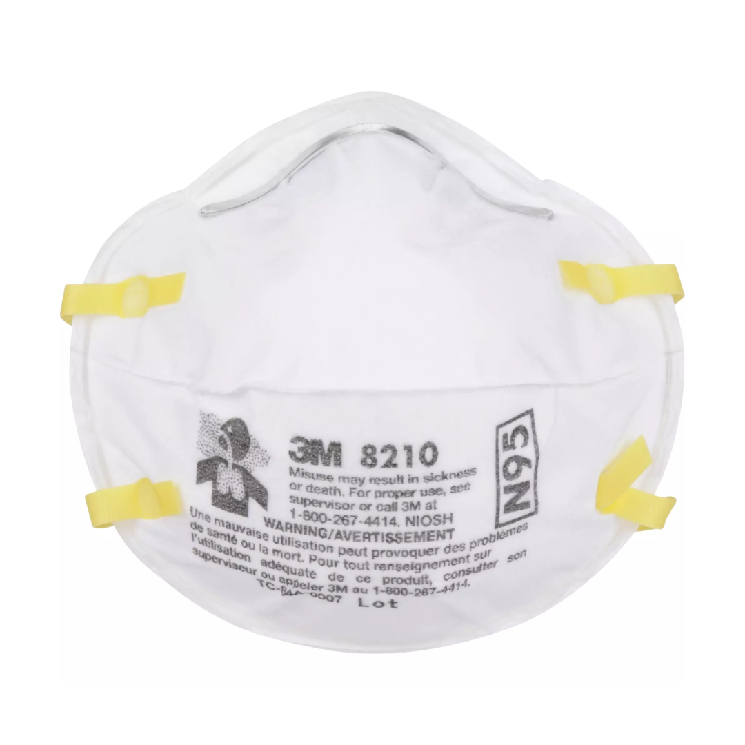 XPRS - Respirateurs contre les particules 8210, N95, Certifié NIOSH