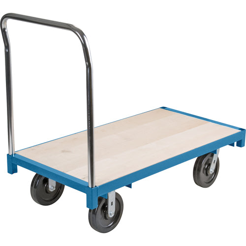 Chariot à plateforme robuste, 60" lo x 30" la, Capacité de 2500 lb, Roues en Nylon - MB142