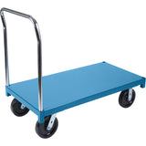 Chariot à plateforme robuste, 72" lo x 36" la x Capacité 2500 lb, Roues en Nylon - MB154