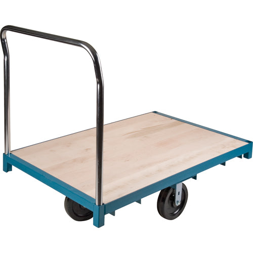 Chariot à plateforme robuste, 48" lo x 24" la, Capacité de 2500 lb, Roues en Nylon - MB133