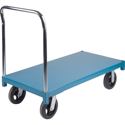 Chariot à plateforme robuste, 48" lo x 30" la x Capacité 2000 lb, Roues en Caoutchouc - MB303