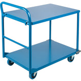 Chariots à tablettes/plateforme, Acier, 24" la x 36" p x 40" h, Capacité de la plateforme 1300 lb - MB391