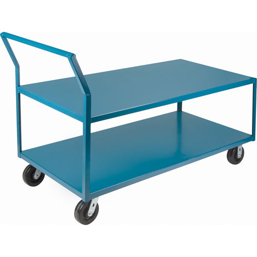 Chariots surbaissés robustes, 2 niveaux, 30" la x 72" p x 41" h, 2400 lb Cap - ML109