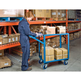 Chariots à cueillette, 36" h x 18" la x 46" p, 2 Tablettes, Capacité 1200 lb - MB440