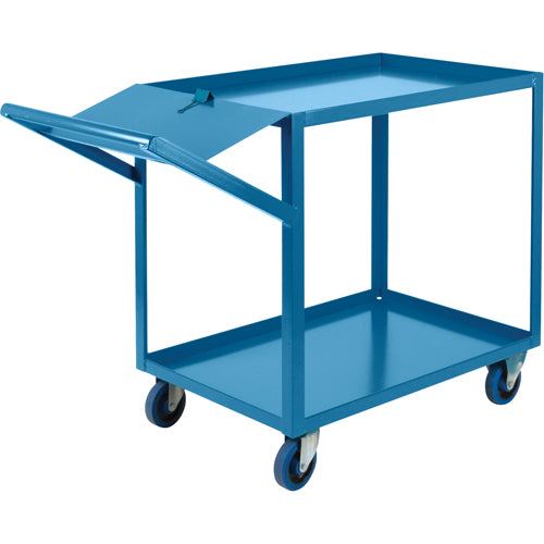 Chariots à cueillette, 36" h x 24" la x 52" p, 2 Tablettes, Capacité 1200 lb - MB441