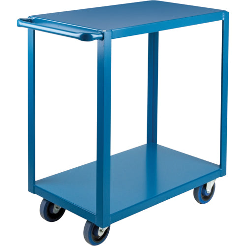 Chariots à tablettes robustes, 2 Tiers, 18" la x 36" h x 33" p, Capacité 1200 lb - MB444