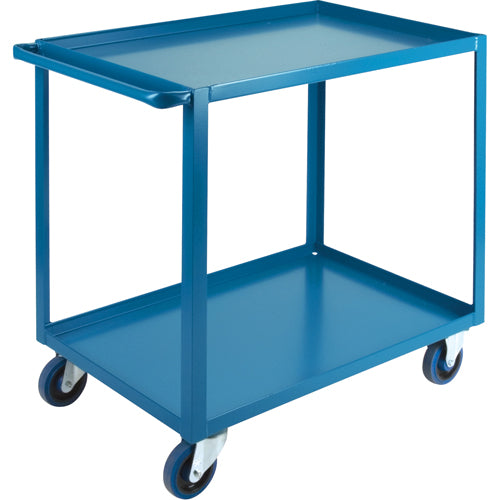 Chariots à tablettes robustes, 2 Tiers, 24" la x 36" h x 39" p, Capacité 1200 lb - MB447