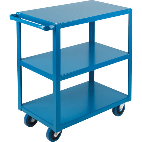 Chariots à tablettes robustes, 3 Tiers, 18" la x 36" h x 33" p, Capacité 1200 lb - MB455