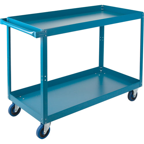 Chariots à tablette, 2 Tiers, 24" la x 36" h x 48" p, Capacité 900 lb - MB494