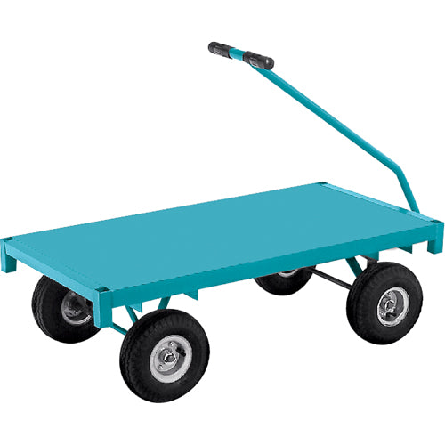 Chariots à plateforme - Chariots wagon ergonomiques à plateforme, 24" la x 48" la x Capacité 1000 lb - MD187