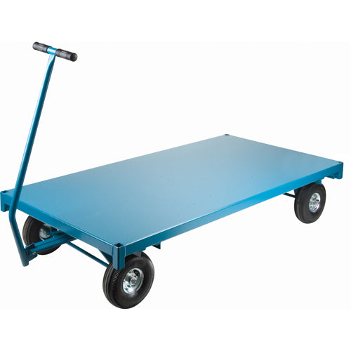 Chariots à plateforme - Chariots wagon ergonomiques à plateforme, 36" la x 72" la x Capacité 1000 lb - MD193