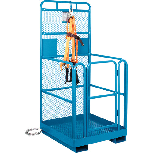 Nacelle élévatrice pour travail en hauteur, 36" x 36" x 72" h, Capacité de 1000 lb, Acier - MD444