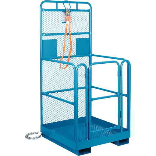 Nacelle élévatrice pour travail en hauteur, 36" x 36" x 72" h, Capacité de 1000 lb, Acier - MD444
