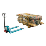 Transpalettes hydrauliques robustes démontés, Acier, 48" lo x 27" la, Capacité 6600 lb - MJ507