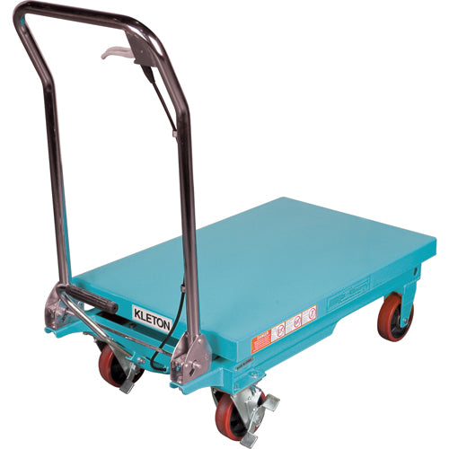 Table élévatrice robuste à ciseaux hydraulique, 32" lo x 19-3/4" la, Acier, Capacité 660 lb - MJ519