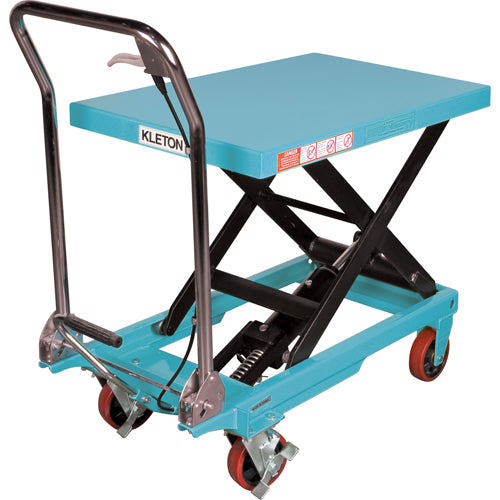 Table élévatrice robuste à ciseaux hydraulique, 32" lo x 19-3/4" la, Acier, Capacité 660 lb - MJ519