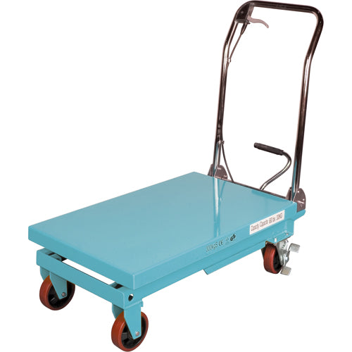 Table élévatrice robuste à ciseaux hydraulique, 32" lo x 19-3/4" la, Acier, Capacité 660 lb - MJ519