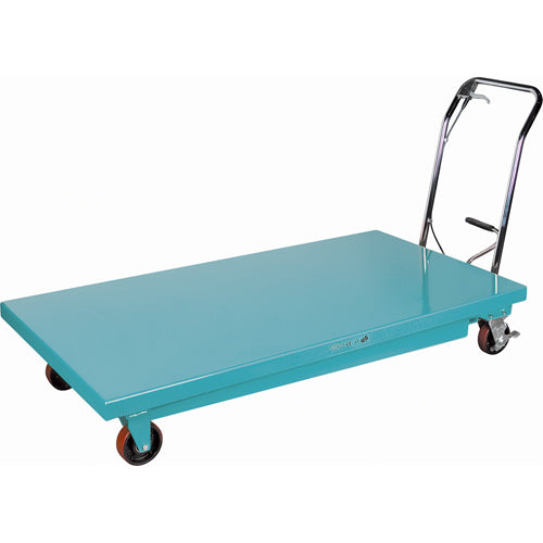 Table élévatrice robuste à ciseaux hydraulique, 63" lo x 31-7/8" la, Acier, Capacité 1100 lb - MJ522