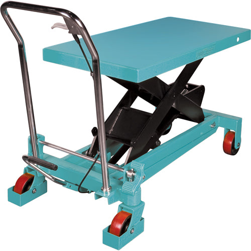 Table élévatrice robuste à ciseaux hydraulique, 40" lo x 20-1/8" la, Acier, Capacité 2200 lb - MJ524